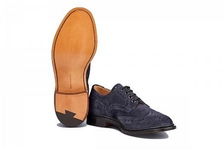 картинка Bourton Country Shoes Navy Suede от магазина  Trickers 
